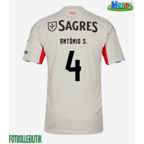 Benfica Antonio Silva #4 Bortatröja 2025-26 Kortärmad